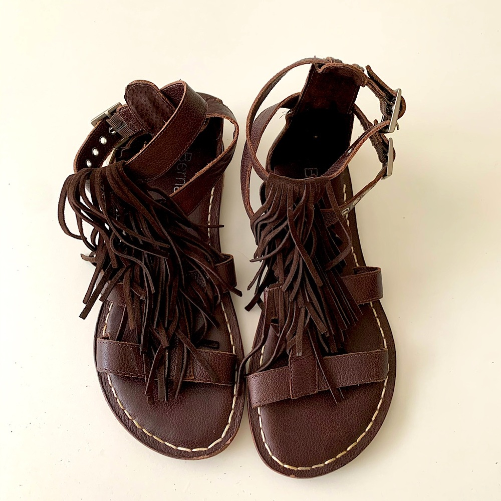 Bernardo Fringe Gladiator Sandals